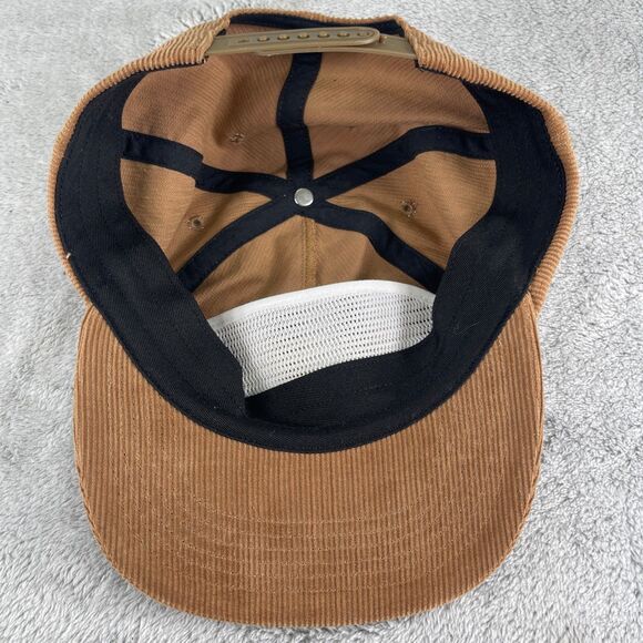 Supreme Champagne Corduroy Hat Snapback Cap Brown Streetwear - Picture 9 of 10